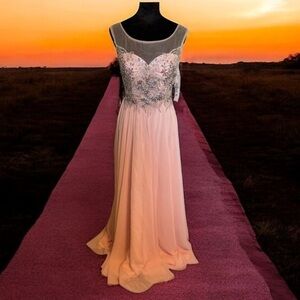 SHAIL K Rhinestone Gown NWT